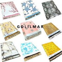 50 Designer Poly Mailers Plastic Envelopes Shipping Bags Custom 6×9,10×13,14×17