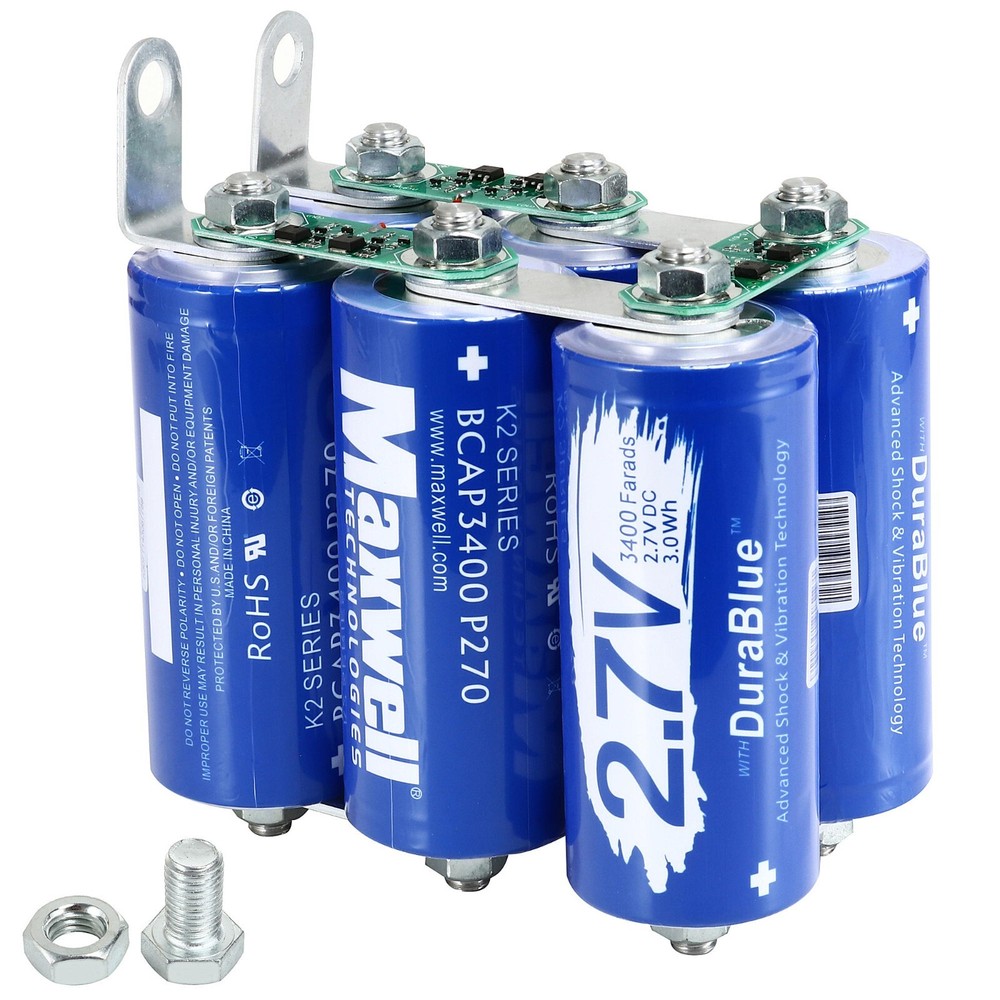 Maxwell Durablue 16V 567F Super Audio Capacitor Battery 6pcs 2.7V 3400Farads