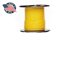 25ft Mil-Spec high temperature wire cable 16 Gauge YELLOW Tefzel M22759/16-16-4