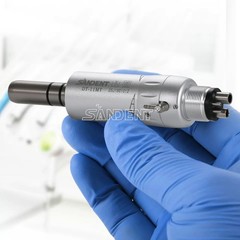 NSK Style Dental Slow Low Speed Handpiece Straight Contra Angle Air Motor 4Hole