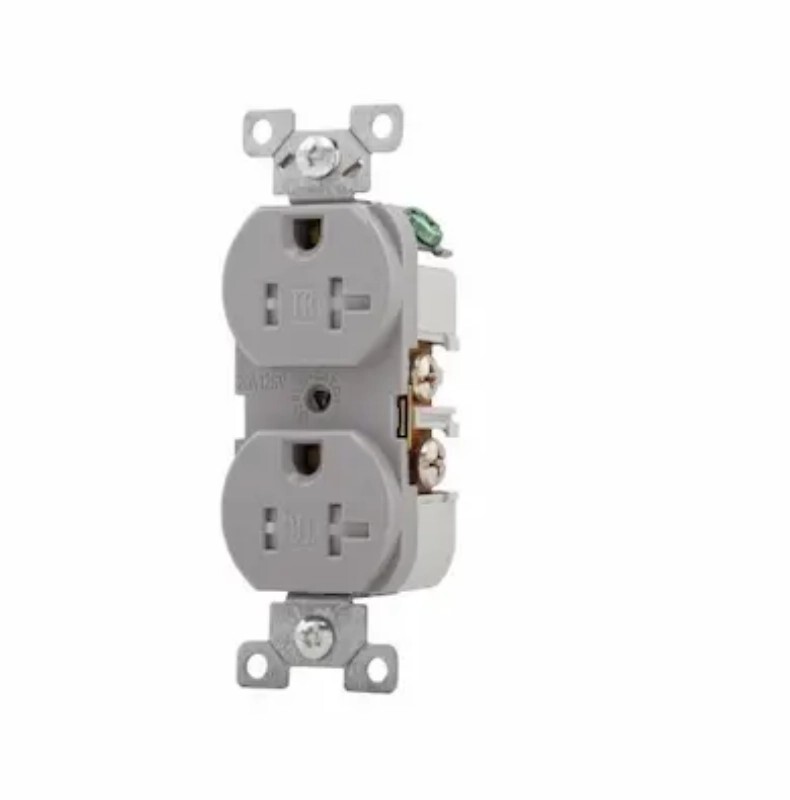 Case Of 104 Quantity Eaton TRBR20GY-BX Outlets 20A 2P In Grey Tamper Resistant