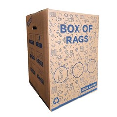 Color Fleece 100% Cotton Cleaning Rags – 50 lbs. Box – Multipurpose Cleaning