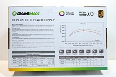 GAMEMAX 1050W ATX 3.0 PCIE 5.0 ARGB Smart 80+ Gold Power Supply UNIT (PSU) WHITE