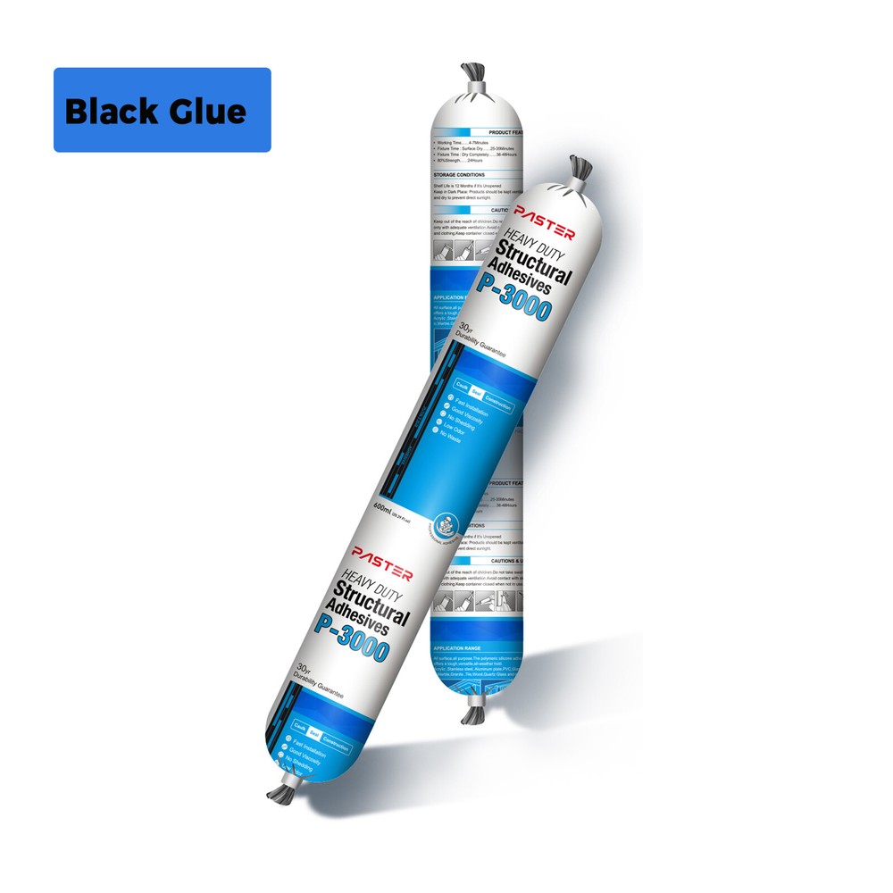 20pcs/pack Black Polymeric adhesive for signage Sausage Pack