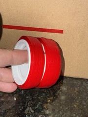 4mm 6mm BOPP PET Red Tear Tape for Opening Cardboard Boxes, Envelopes