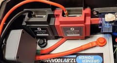 Heavy Duty Copper Bus Bars 12V-48V 400A Power Distribution Block, 8X M8 Terminal
