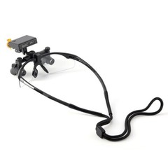 US 4.0X Dental Surgical Medical Loupes Magnifier Binocular Ergo+ LED Head Light