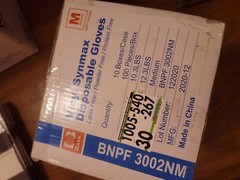 Basic BMPF-3002 Synmax Synthetic Medium Vinyl Exam Glove – 1000 Per Case