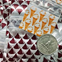 BaggiesSince1987 – 15125 Design Zip Bags 100 PCS METALLIC P CHOOSE, READ DETAILS