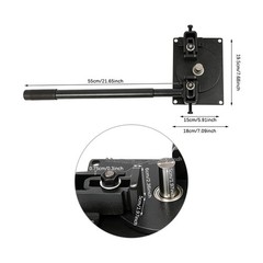 Manual Rebar Bender, 200° Hand Metal Rod Bender For Steel Copper Aluminum DIY