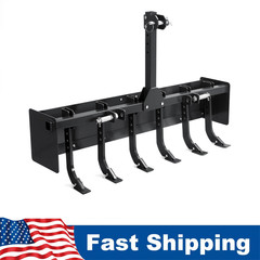 💎55″ Tow Behind Box Scraper Box Blade 3-Point Quick Hitch For Cat 0 Cat 1 Tract