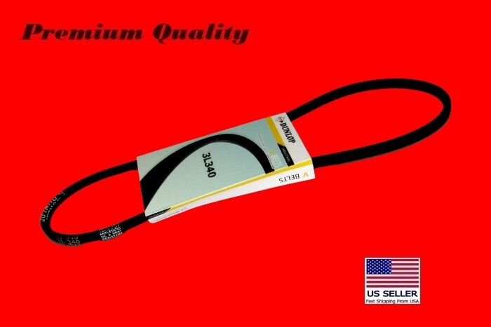 DUNLOP V Belt 3L340 Industrial Grade 3/8″ x 34″ FHP HVAC Lawn Mower Auto