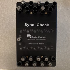 Basler Electric BE1-25 Sync-Check Protective Relay Time Delay 20-Pin Panel