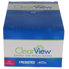 Accutron 33037-12 ClearView Single Use Nasal Hoods Pedo 12/Pk Bubblegum