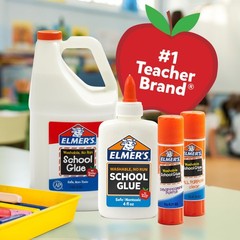 Elmer’S Elmers Liquid School Glue Safe And Non-Toxic Washable White 4 Ounces