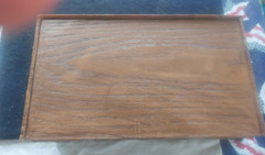 1970s Retro Desk Organizer 3 Tier 6 Slot Holder Faux Wood Lerner