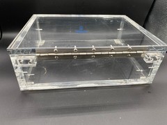 NALGENE Acrylic 12 x 9 x 4” Laboratory Beta Radiation Storage Box 6740-1108