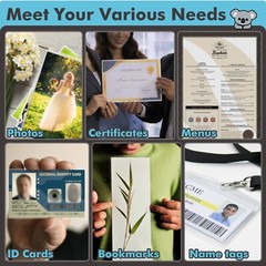 Koala Thermal Laminating Pouch 11.5×17.5 100 Sheets 5 Mil 9 X 11.5 11×17 A3 A4