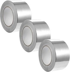 Professional Aluminum Foil Tape 3 inch x 150 feet for insulation ducts 3 PACK