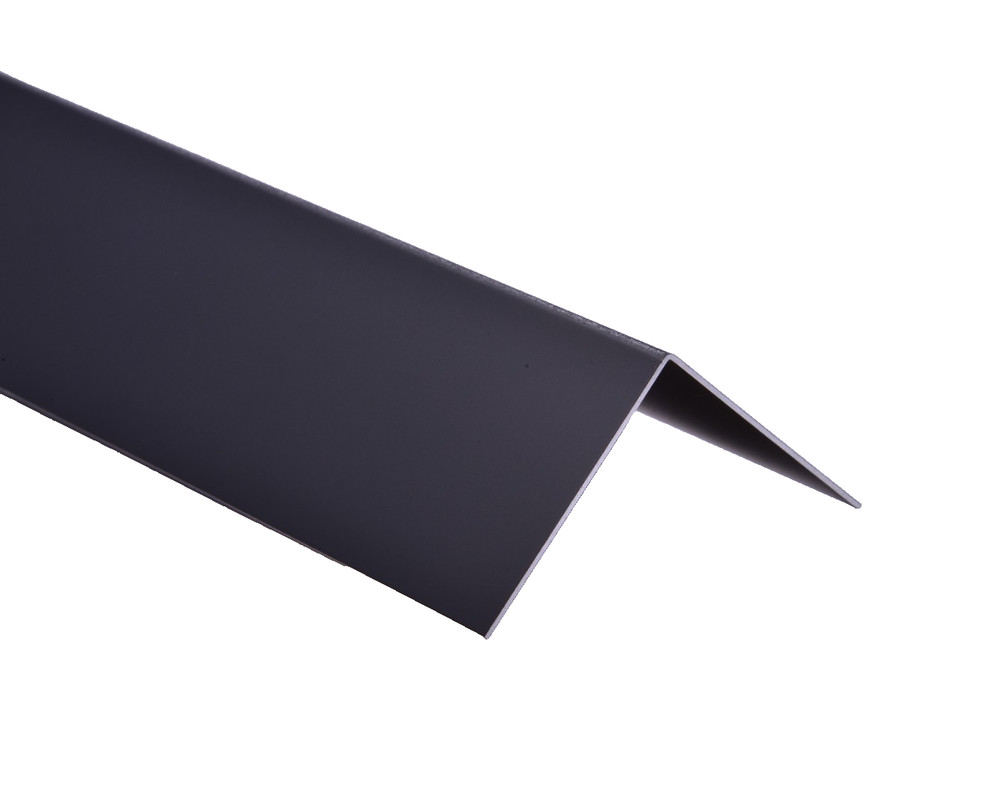 Black Anodized Aluminum Angle 0.063″ Brake Shape Trim Stock 1/2″ x 1/2″ x 48″