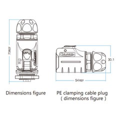 2 Pin M16 Size Power Circular Connector Female Plug & Male Socket Outdoor IP67