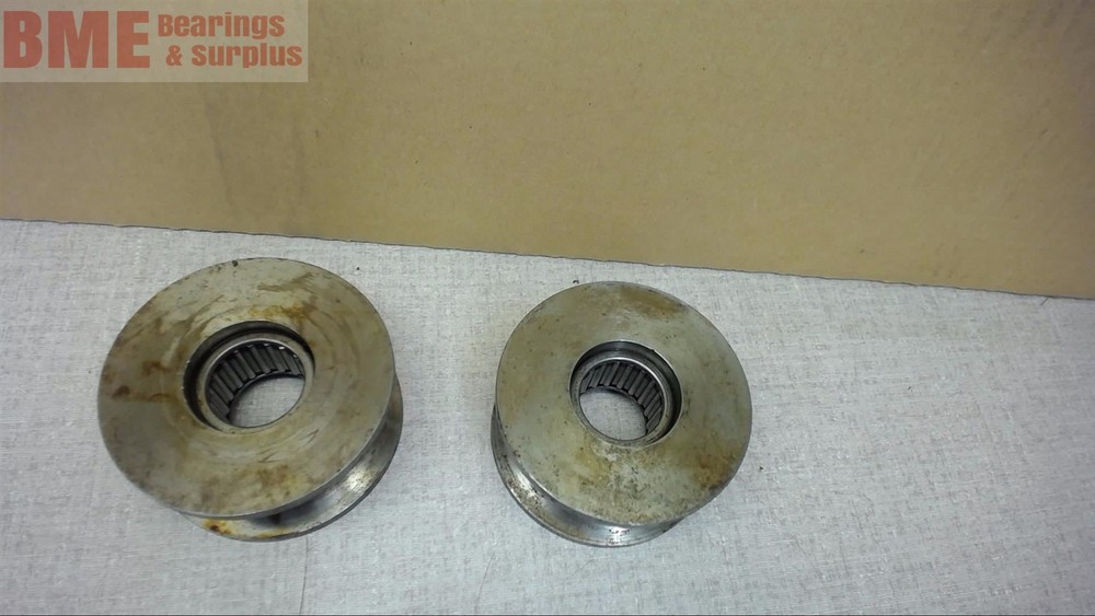 Lot Of 2–Idler Pulleys With Torrington Hj-162416 Needle Bearing