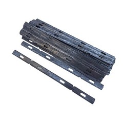 Sandbaggy X Flat Ties For Concrete Forms (0.82″ x 14.4″) – 11 Ga Steel – 8″ Wall