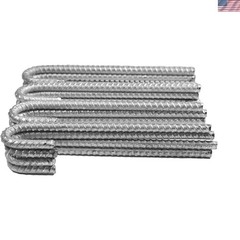 12 Inch Chisel Point Rebar Stakes – Durable Ground Anchors for All Seasons