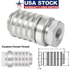 PD222 Steel Test Port and Diagnostic Equipment Quick Couplings, 1/8″ Body Size