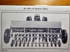 Massey Harris Ferguson D-137-D Grain Drill Planter Owner Operator’s Manual 1948