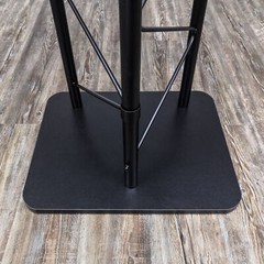 Truss Metal and Wood Podium 25X16X47 Tall Church Pulpit Lectern with Cup Holder