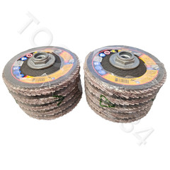 Dewalt DWA8280H 4-1/2″ X 5/8-11 40G T29 Ceramic Flap Disc LOT OF 10 Metal SS