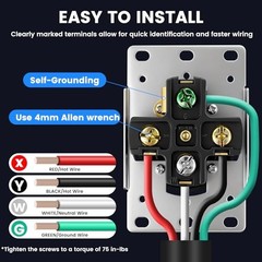 HBL9450A 14-50R Socket 50A 125/250V UL Certified EV Charging
