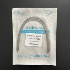 10Pcs Dental Orthodontic Arch Wire Stainles Steel Rectangular Ovoid/Nature Form