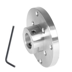 4-Inch Steel Wood Lathe Face Plate, 1 Inch x 8 tpi Threaded With Set Screws