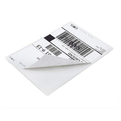 100-1000 4×6 Fanfold Direct Thermal Shipping Labels Perforated for Zebra & Rollo
