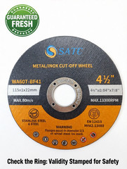 50 Pack Cut Off Wheels 4-1/2″ Metal & Stainless Steel Angle Grinder Cutting Disc