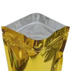 Flat Double-Sided Glossy Gold Mylar QuickQlick™ Bags Variety QTY Sizes