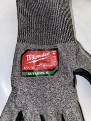 (4) Pair Milwaukee 48-73-7003 Size 10 (XL) Smartswipe Cut Level 6 Gloves