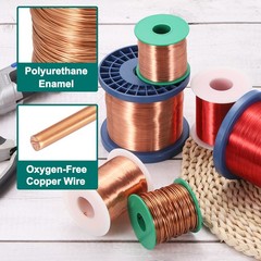 24 AWG Magnet Wire, 24 Gauge 48 oz Enameled Copper Wire, 155C(311F)
