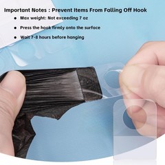 800 Pcs Hang Tabs, Self Adhesive Hang Tags, Clear Plastic Sticky Hanging Tabs, G