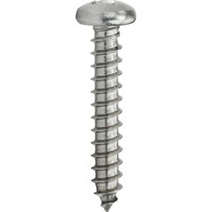 #10 x 3/4″ Sheet Metal Screws Self Tapping Pan Head Stainless Steel Qty 25
