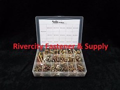 Small Head Flange Bolt Screw Assortment Kit M6, M8, M10 Metric Grade 10.9