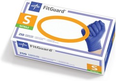 FG2501H FitGuard Nitrile Exam Gloves, Small, Dark Blue (Box of 250)