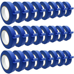 4 Rolls Blue Painter’s Masking Tape, 0.94in x 22yd, Easy Removal, No Residue