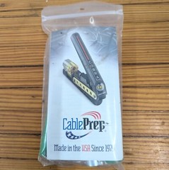 CablePrep COBRA 360 Fixed Coax Green Dual Compression Tool .710 Made In USA RCA