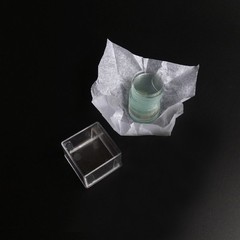 Glass Microscope Cover Slide Slips 100pcs Round Blank Slides coverslips 20-100mm