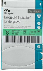 Molnlycke Biogel PI Indicator Underglove Size 8 Polyisoprene 41680 NEW 50 Pairs