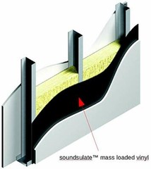 Soundsulate 1/2 lb Mass Loaded Vinyl, MLV Soundproofing, Choose Length