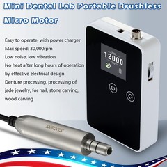 Lab Dental Marathon N3 Micromotor Electric Motor / Low Speed Handpiece Gold USA